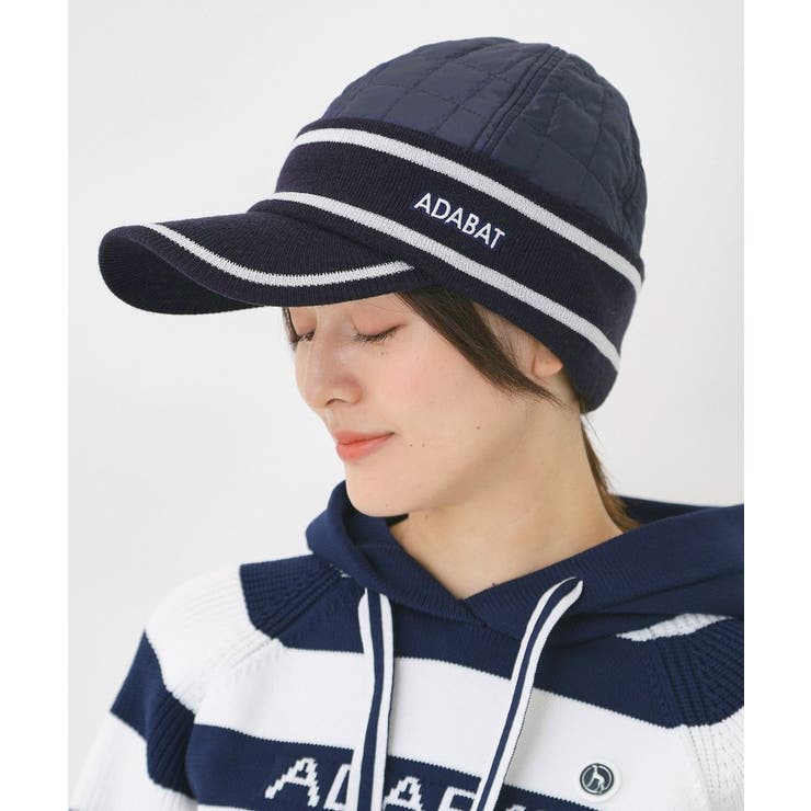 キルティングラインブリム防寒キャップ | adabat | 詳細画像10 