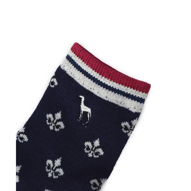 【ADABAT NAVY】フルールドリスレギュラーソックス | adabat | 詳細画像3 