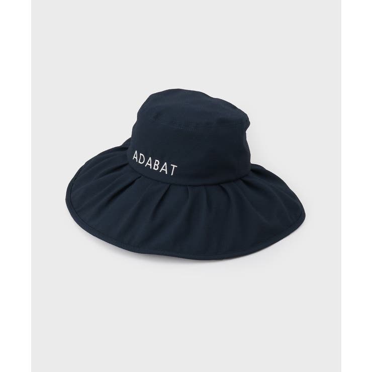 ネイビー(394) | ギャザーUVハット | adabat