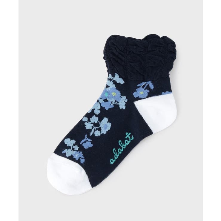 フラワーフレンチショートソックス | adabat | 詳細画像1 