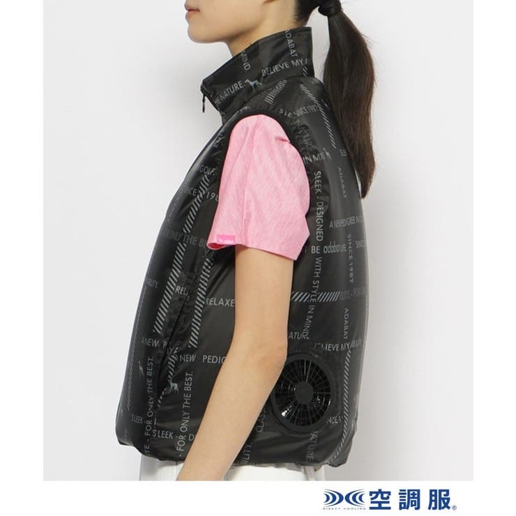 ファン別売り】「空調服（R）」ロゴチェックベスト[品番：WRDW0217022