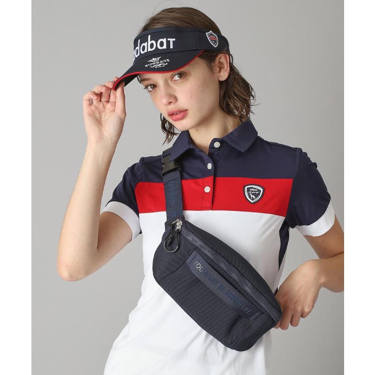 【新レーベル ADABAT NAVY】ハニカムメッシュボディーバッグ | adabat | 詳細画像5 