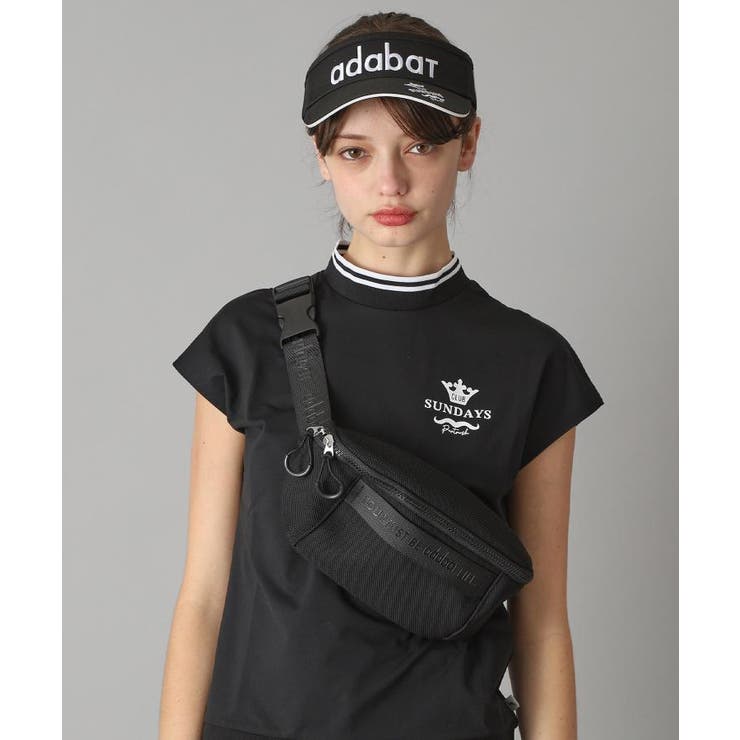 【新レーベル ADABAT NAVY】ハニカムメッシュボディーバッグ | adabat | 詳細画像6 