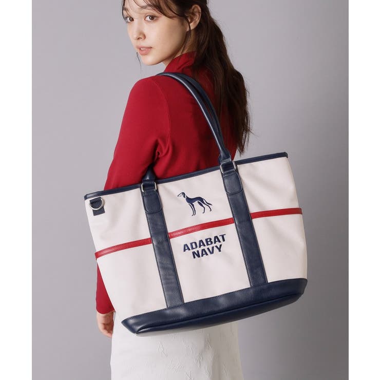 アイボリー(004) | 【ADABAT NAVY】ビックトートバッグ | adabat