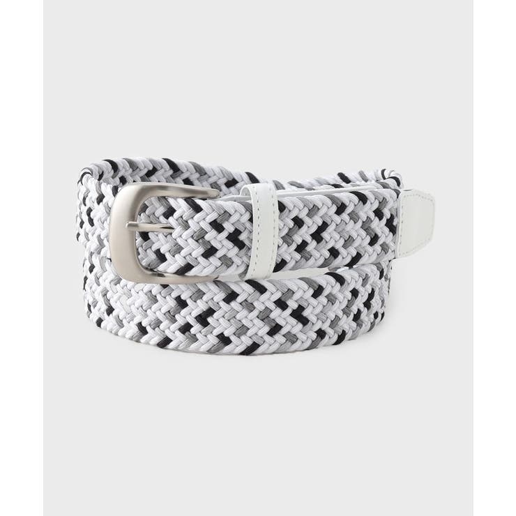 ホワイト(001) | トリコロールメッシュベルト | adabat