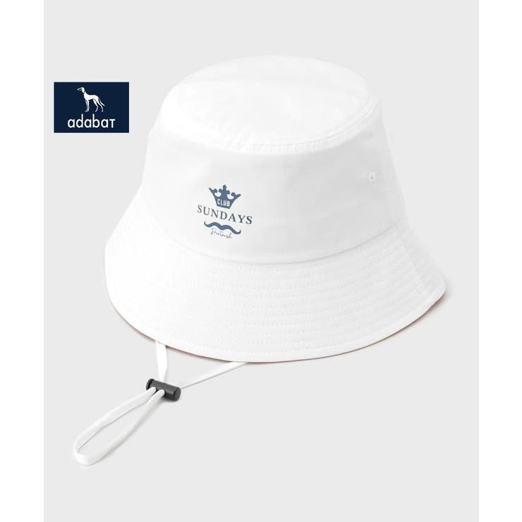 ホワイト(001) | 【新レーベル ADABAT NAVY】バケットハット | adabat