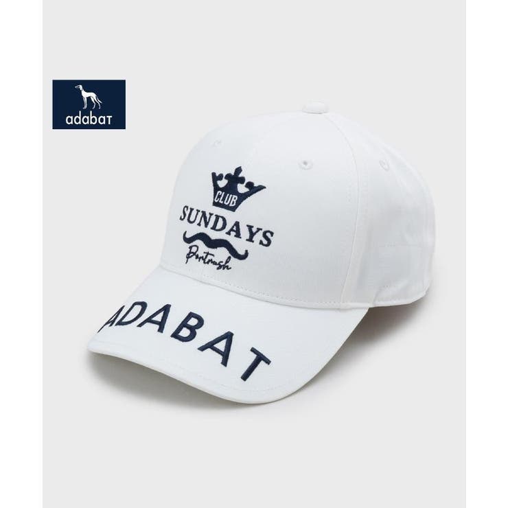 ホワイト(001) | 【新レーベル ADABAT NAVY】サンデーズキャップ | adabat