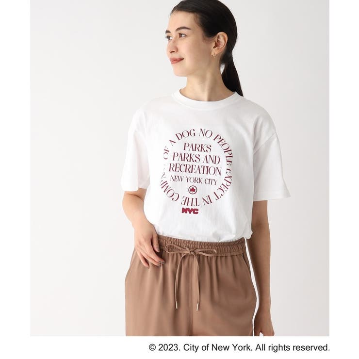 【NYC × GOOD ROCK SPEED別注】NYCサークルロゴTシャツ[品番：WRDW0171841]｜OPAQUE.CLIP（オーペック  ドット クリップ）のレディースファッション通販｜SHOPLIST（ショップリスト）