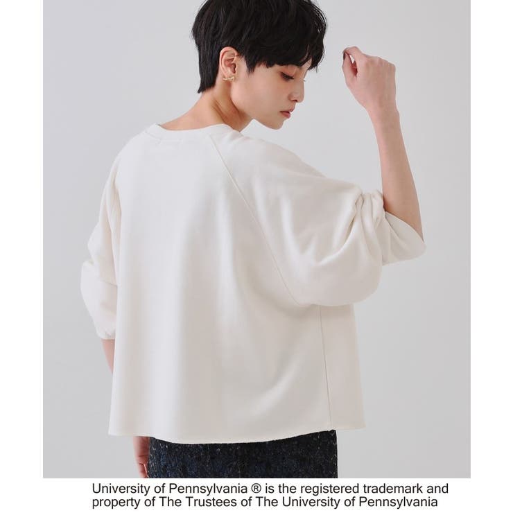 カレッジロゴ スウェットプルオーバー | OPAQUE.CLIP | 詳細画像1 