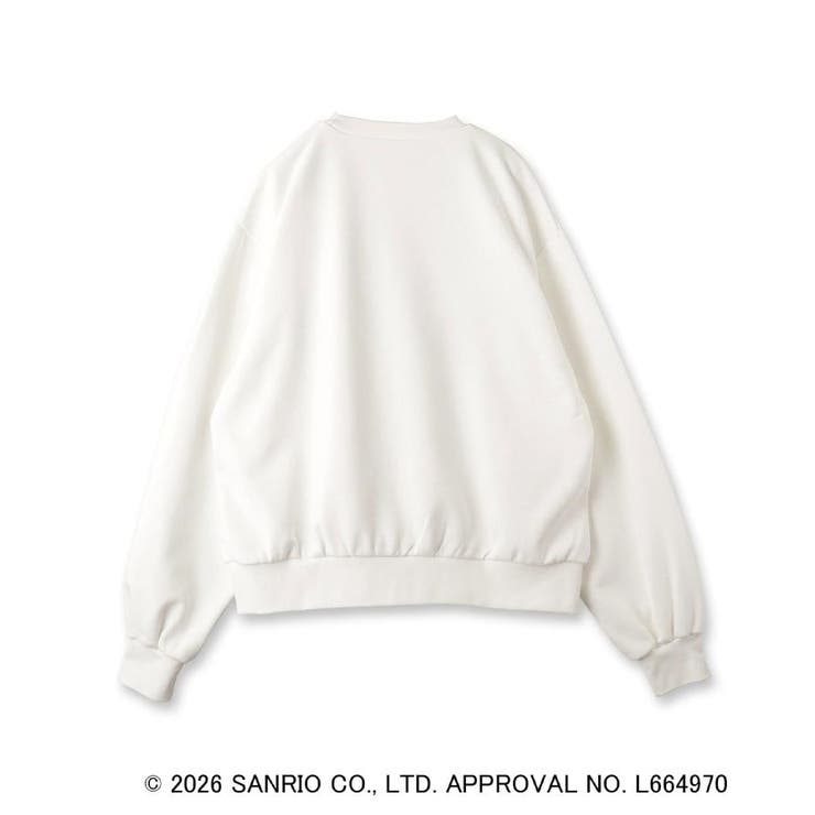 ◆【ハローキティ】ワンポイント刺しゅう入り裏毛プルオーバー | OPAQUE.CLIP | 詳細画像3 