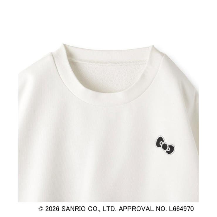 ◆【ハローキティ】ワンポイント刺しゅう入り裏毛プルオーバー | OPAQUE.CLIP | 詳細画像4 