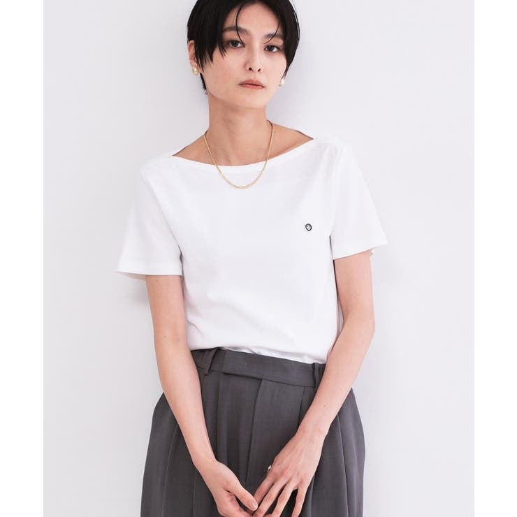 【PETIT BATERU／プチバトー】ボートネック半袖Tシャツ | OPAQUE.CLIP | 詳細画像1 