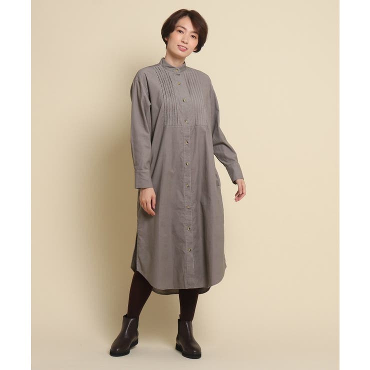 Xs Lサイズ有 洗える バンドカラーワンピース 品番 Wrdw Dessin デッサン のレディースファッション通販 Shoplist ショップリスト