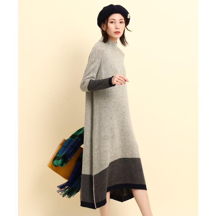 Classy 12月号掲載 テントラインニットワンピース 洗える 品番 Wrdw Dessin デッサン のレディースファッション通販 Shoplist ショップリスト