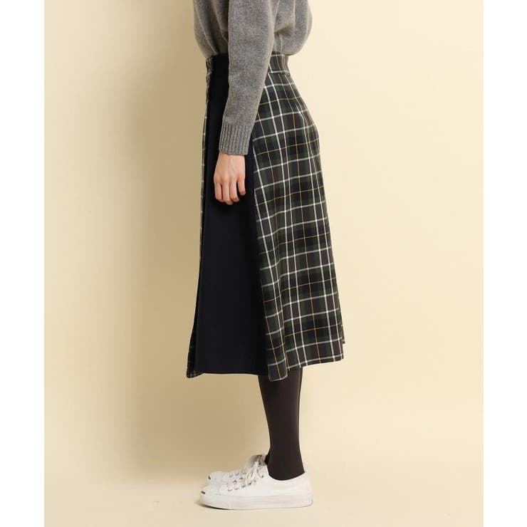 洗える チェック巻きスカート S L 品番 Wrdw Dessin デッサン のレディースファッション通販 Shoplist ショップリスト