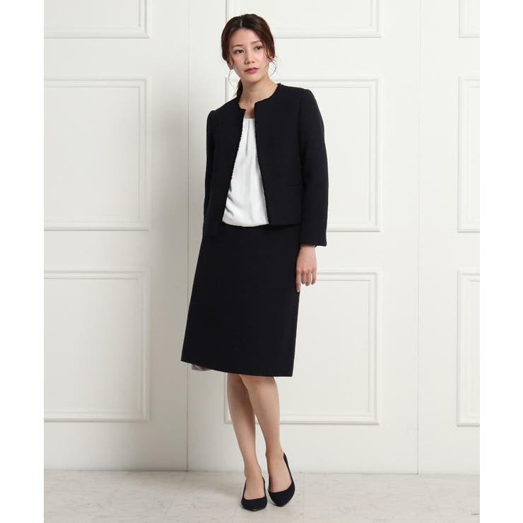 ママスーツ 入学式 スーツ 卒業式 スーツ ツイード 台形スカート 品番 Wrdw Dessin デッサン のレディースファッション通販 Shoplist ショップリスト