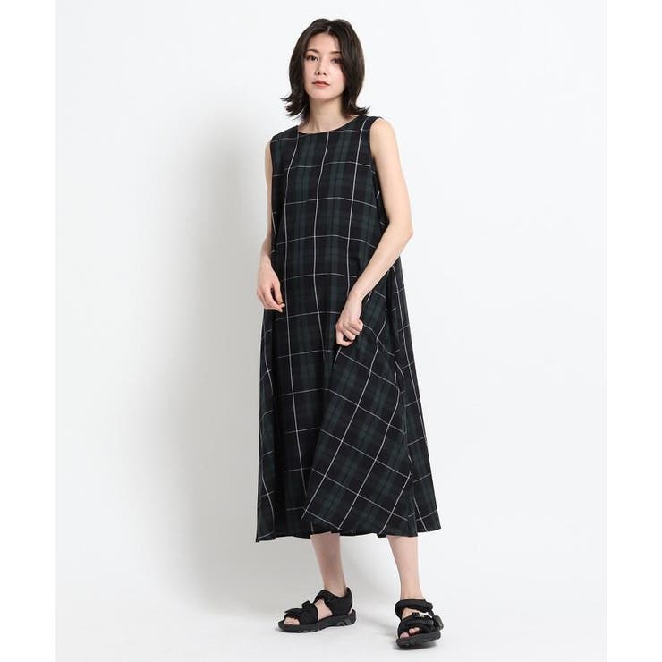 2way S M 洗える Aラインチェックワンピース 新色秋 カラー追加 品番 Wrdw Dessin デッサン のレディースファッション通販 Shoplist ショップリスト