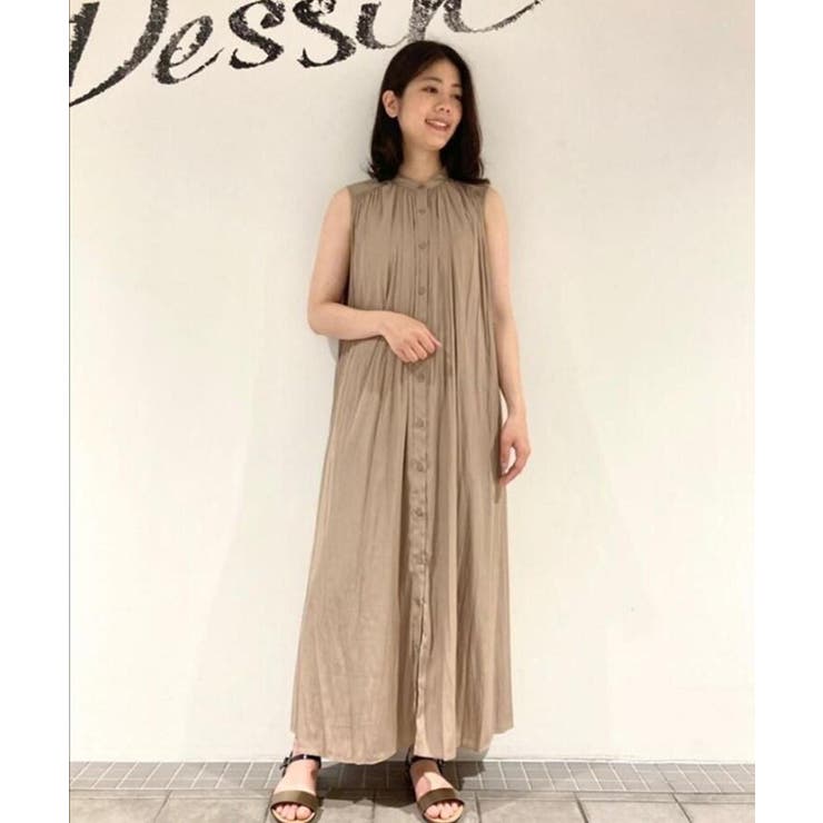 Xs M サテンギャザーワンピース 品番 Wrdw Dessin デッサン のレディースファッション通販 Shoplist ショップリスト