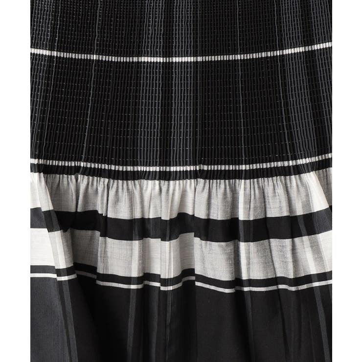 【ウエストゴム・洗える】リバーシブルシャーリングスカート | Dessin | 詳細画像5 