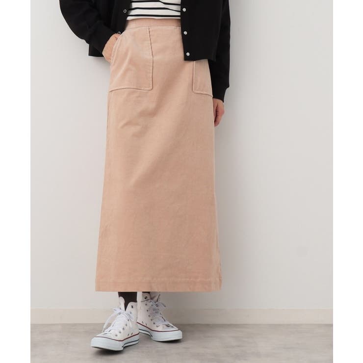 コーデュロイロングタイトスカート（XS～L）[品番：WRDW0205319  