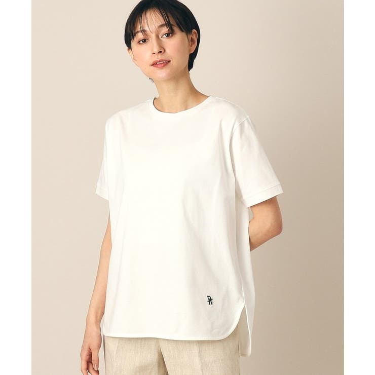 【レイヤード・一枚着】シャツテールTシャツ（XS～L）[品番：WRDW0197852]｜Dessin（デッサン）のレディースファッション通販｜SHOPLIST（ショップリスト）