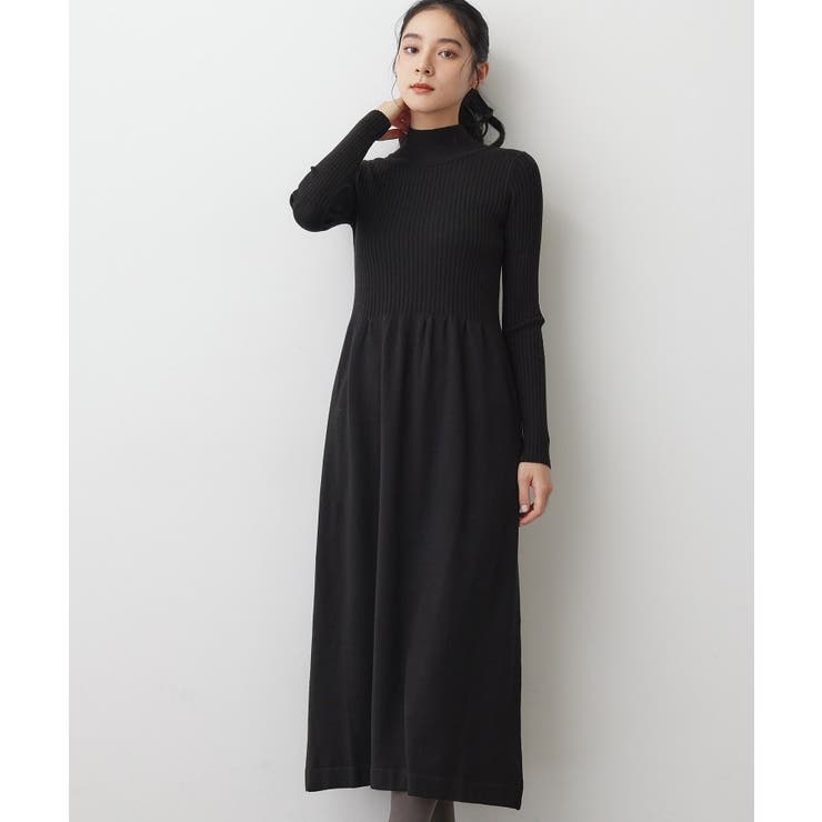 【2点セット・洗える】シャギーベストニットワンピース | Dessin | 詳細画像2 