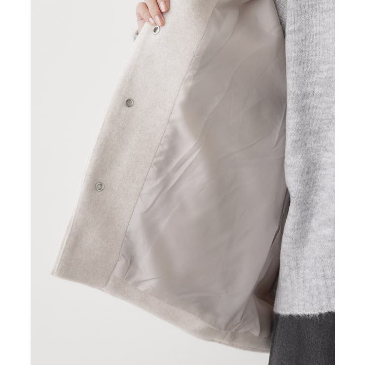 メランジ起毛ジャケット | Dessin | 詳細画像22 