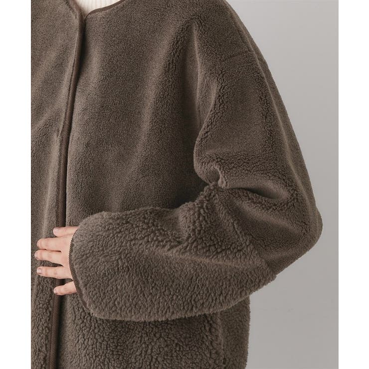 【2WAY】フェイクムートンコート | Dessin | 詳細画像26 