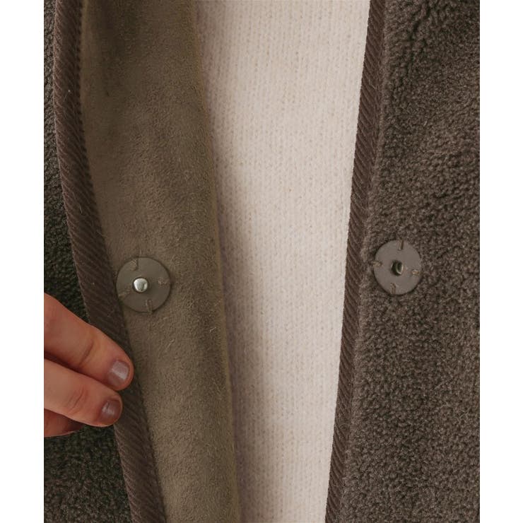 【2WAY】フェイクムートンコート | Dessin | 詳細画像28 