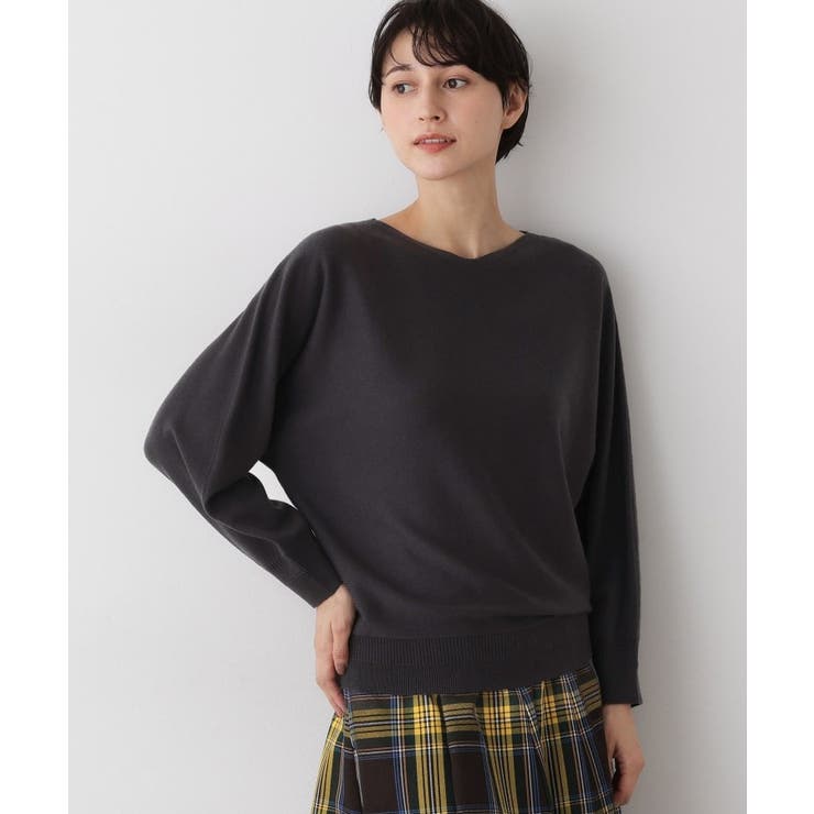 【洗える】ウールブレンド後ろボタンニット | Dessin | 詳細画像11 