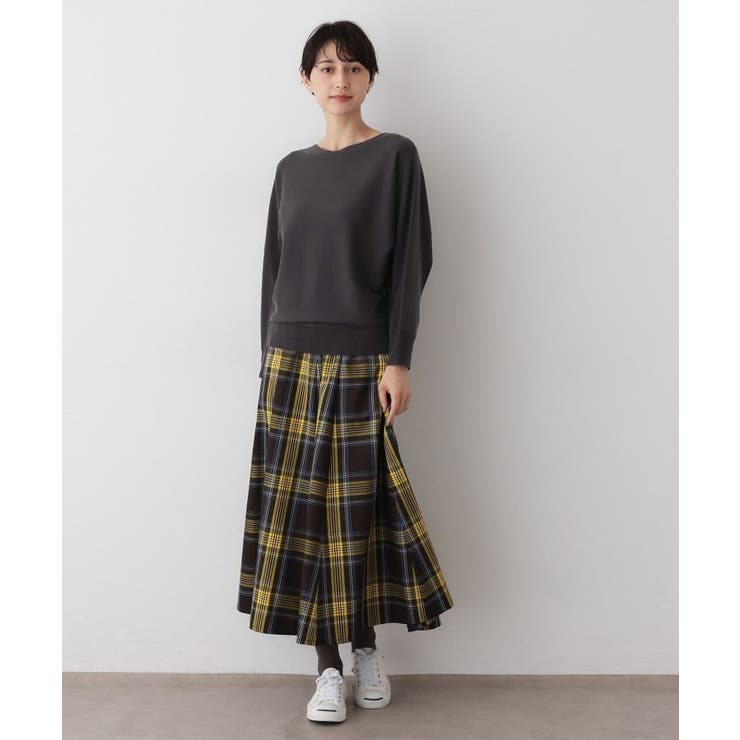 【洗える】ウールブレンド後ろボタンニット | Dessin | 詳細画像13 