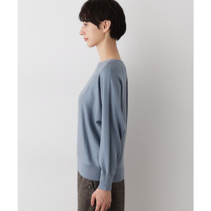【洗える】ウールブレンド後ろボタンニット | Dessin | 詳細画像33 