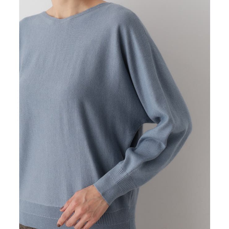 【洗える】ウールブレンド後ろボタンニット | Dessin | 詳細画像36 