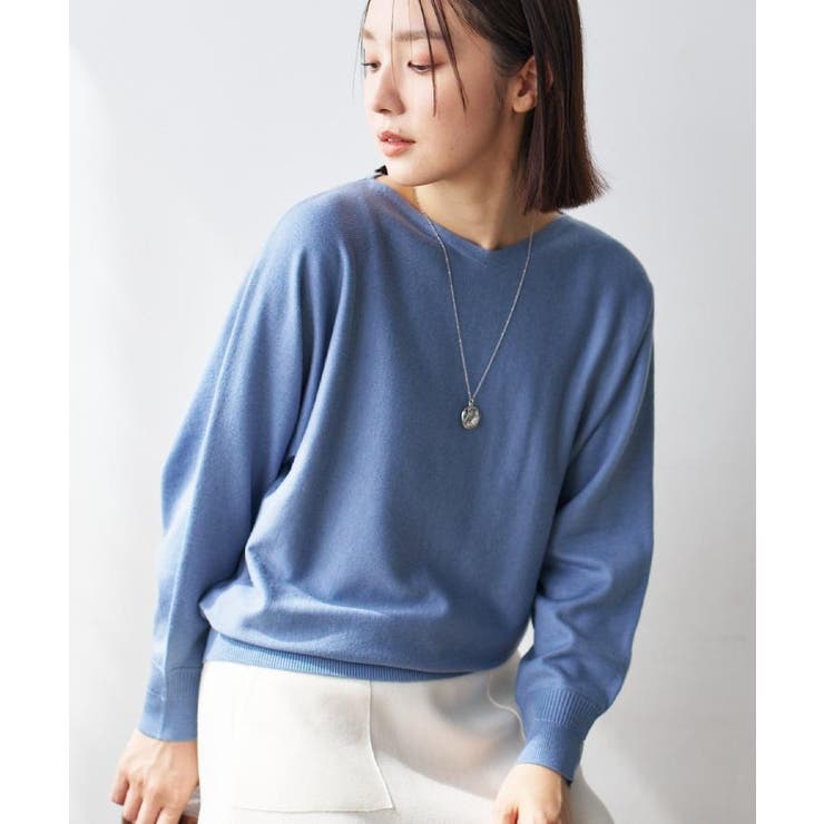 【洗える】ウールブレンド後ろボタンニット | Dessin | 詳細画像25 