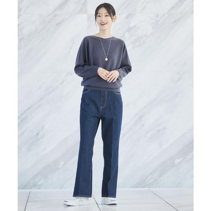 【洗える】ウールブレンド後ろボタンニット | Dessin | 詳細画像6 