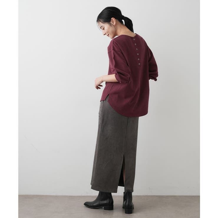 【360度可愛い・洗える】バックヘンリーカットソー | Dessin | 詳細画像18 