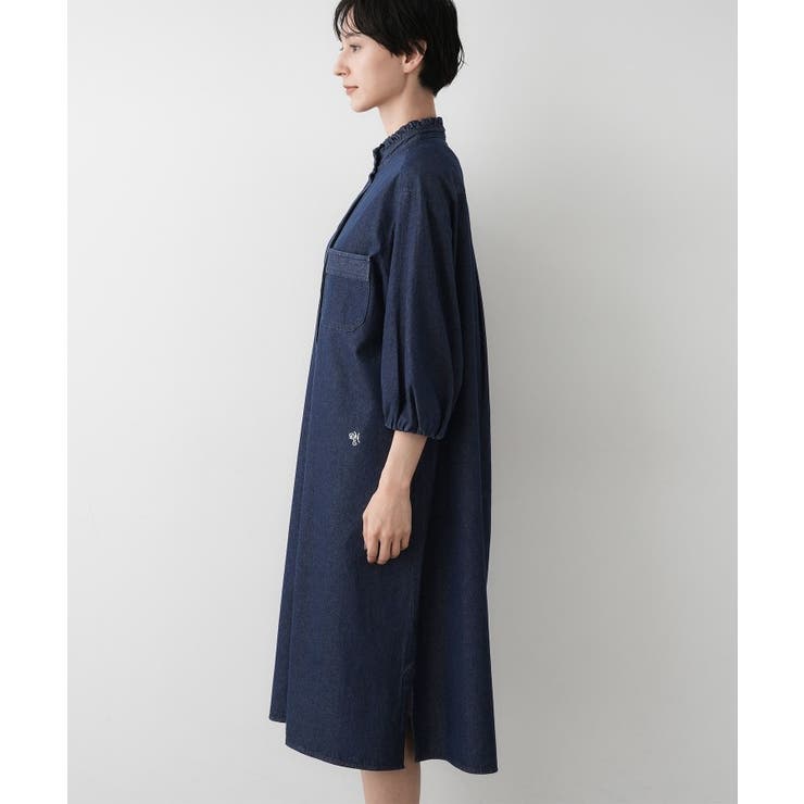 【洗える】60Zデニムワンピース | Dessin | 詳細画像10 