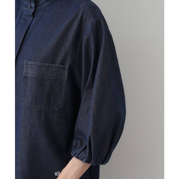 【洗える】60Zデニムワンピース | Dessin | 詳細画像13 