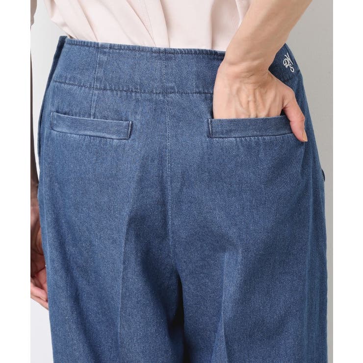 【洗える】デニムワイドマリンパンツ | Dessin | 詳細画像14 
