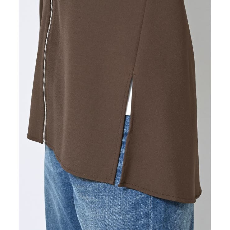 【セットアップ可/洗える】サイドスリットVネックジレ | Dessin | 詳細画像14 