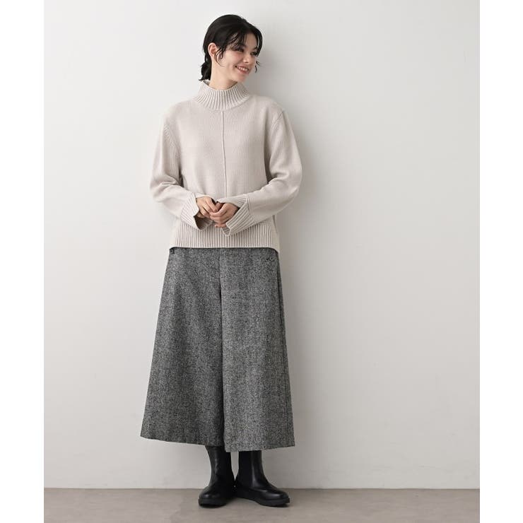 【洗える】センタータックラインハイネックニット | Dessin | 詳細画像11 