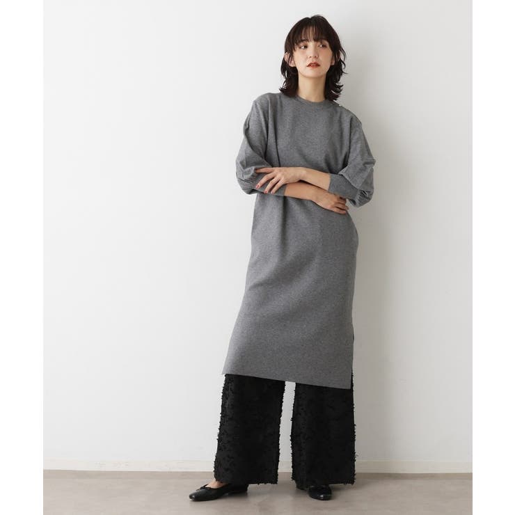 【2点セット／洗える】パンツレイヤードワンピース | Dessin | 詳細画像5 