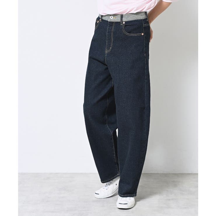 【洗える】デニムカーブパンツ | Dessin | 詳細画像5 