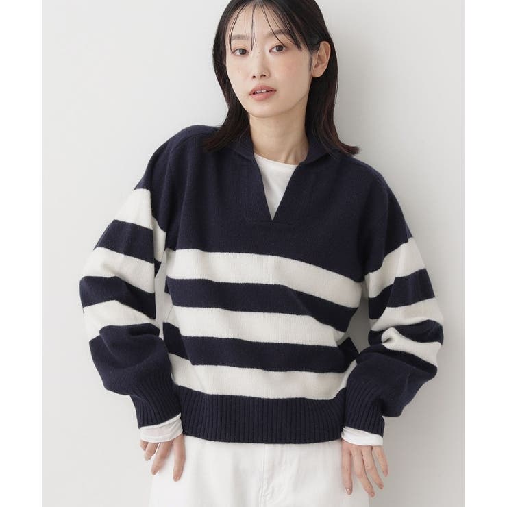 ネイビー(394) | ウールカシミヤ | Dessin