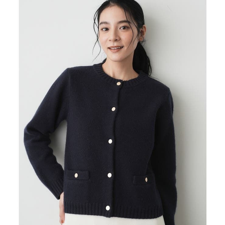 ウールカシミヤカーディガン | Dessin | 詳細画像9 