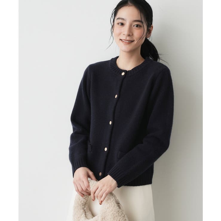 ウールカシミヤカーディガン | Dessin | 詳細画像10 