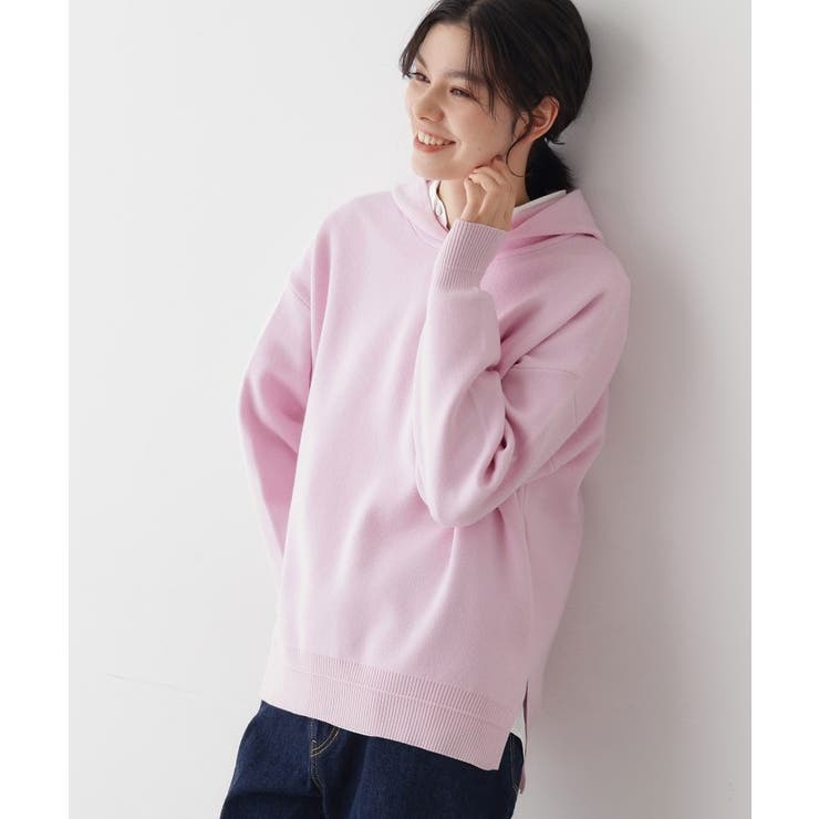 【洗える／体型カバー】ちょうどいいニットパーカ | Dessin | 詳細画像26 