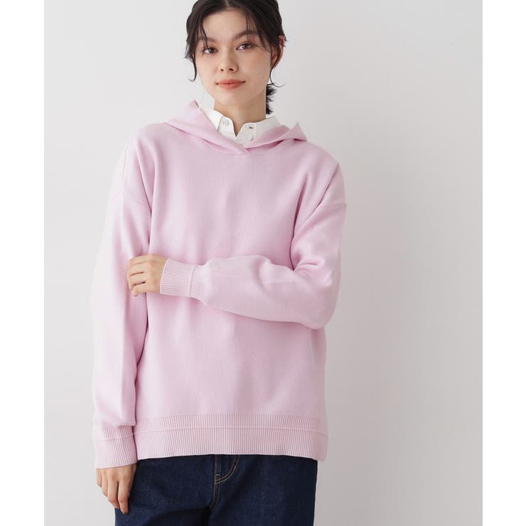 【洗える／体型カバー】ちょうどいいニットパーカ | Dessin | 詳細画像27 