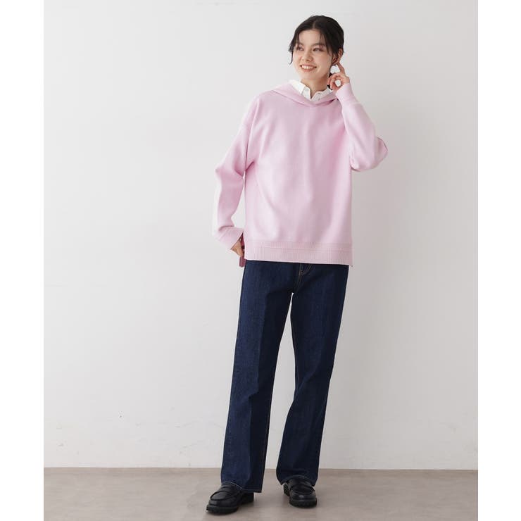 【洗える／体型カバー】ちょうどいいニットパーカ | Dessin | 詳細画像28 