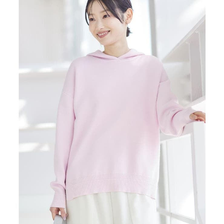 【洗える／体型カバー】ちょうどいいニットパーカ | Dessin | 詳細画像28 